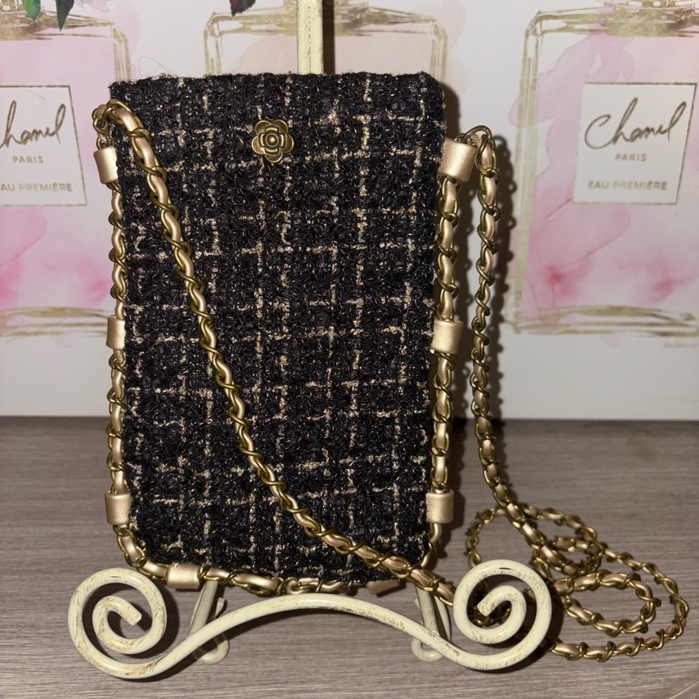 Montana West Tweed Cellphone Purse